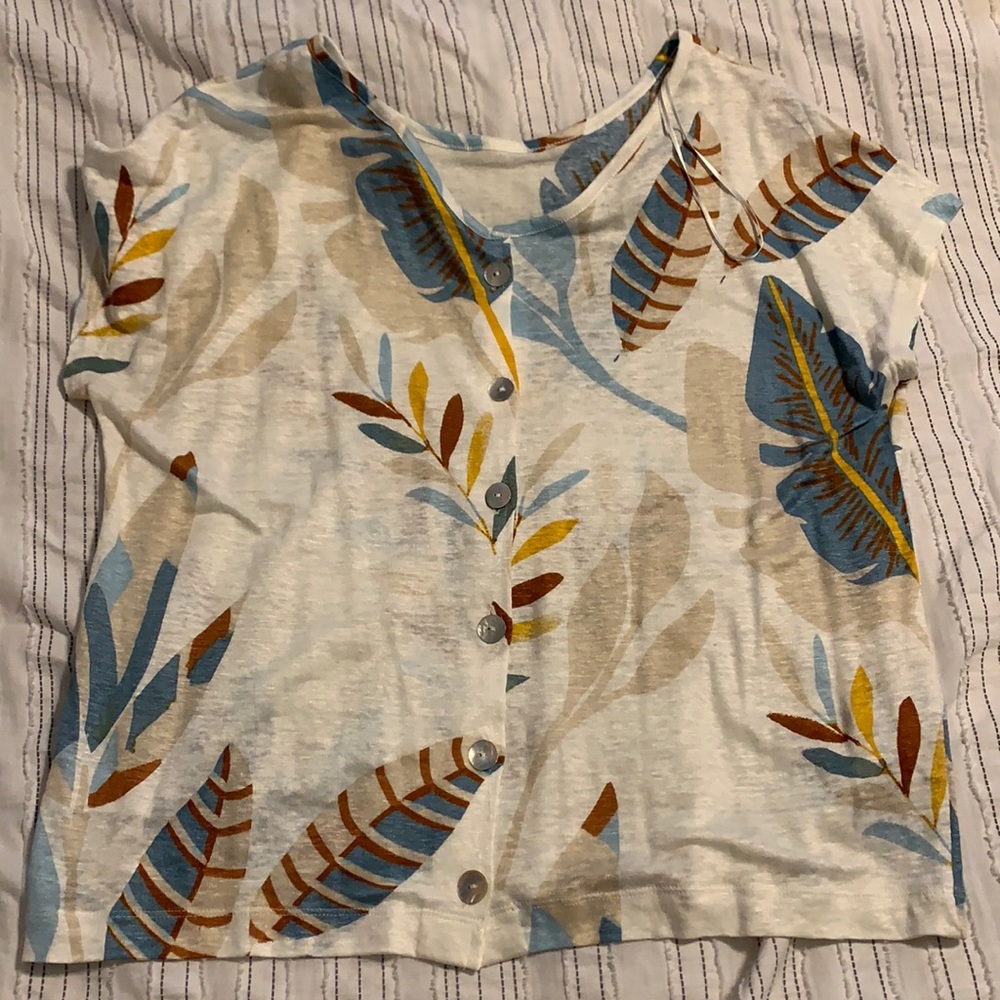 Cynthia Rowley Linen Top